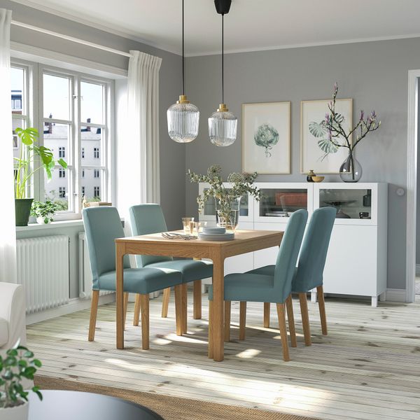 Стол и 4 стула, 120, 180 cm IKEA BERGMUND БЕРГМУНД, EKEDALEN ЛЕН ЭКЕДАЛЕН 194.084.81 - фото 3