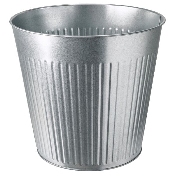 Кашпо, для дома, улицы оцинковка 32 см IKEA ЦИТРОНМЕЛИСС 704.645.05 - фото 1