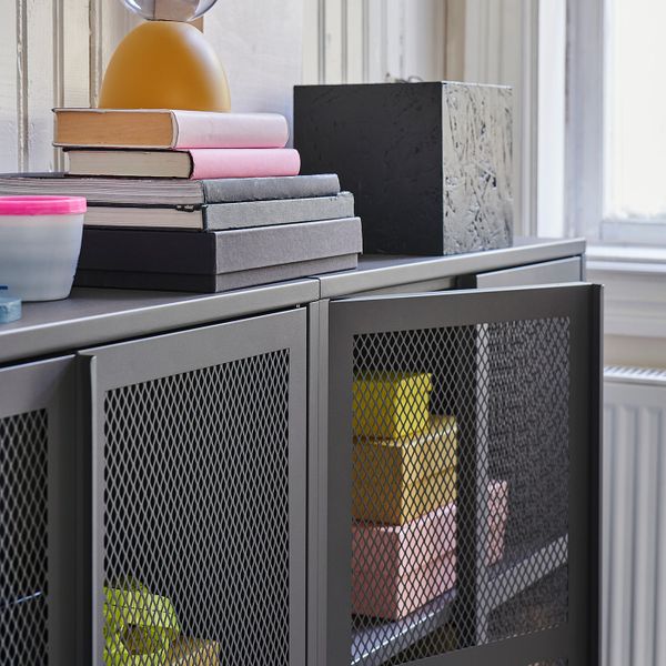 Шкаф с дверями, серый сетка 80x83 см IKEA IVAR ИВАР 604.840.90 - фото 4