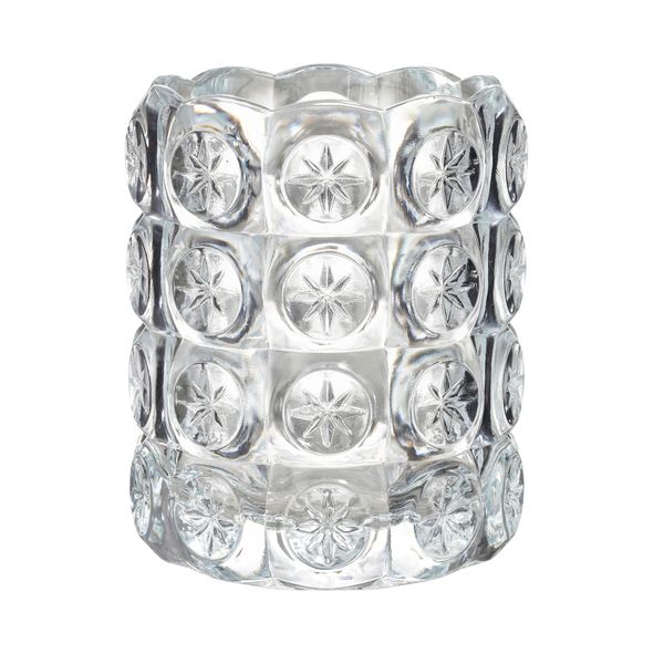 Подсвечник для греющей свечи ФЛЕСТ, прозрачное стекло (8 см) - фото 1