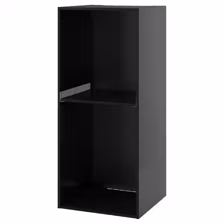 METOD Каркас высокого шкафа д/духов/холод - черно-серый 60x60x140 см