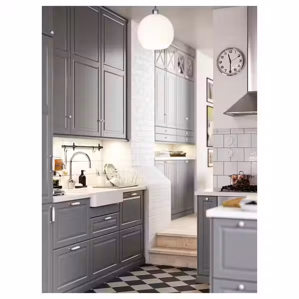 SÄLJAN Столешница - белый/светло-серый под камень/ламинат 186x3.8 см - фото 6