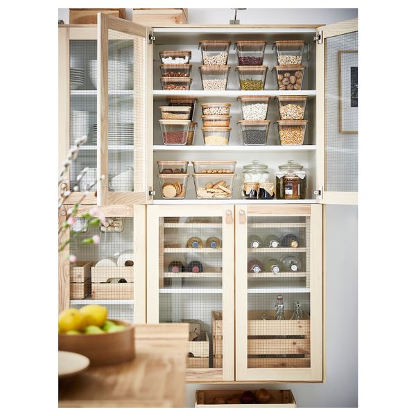 Контейнер для продуктов, четырехугольной формы/стекло 600 мл IKEA IKEA 365+ ИКЕА/365+ 603.592.08 - фото 4