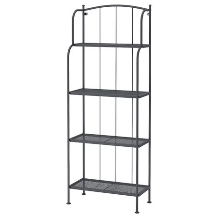 Стеллаж, для/сада, серый 61x160 см IKEA LÄCKÖ ЛЭККЭ 403.761.38