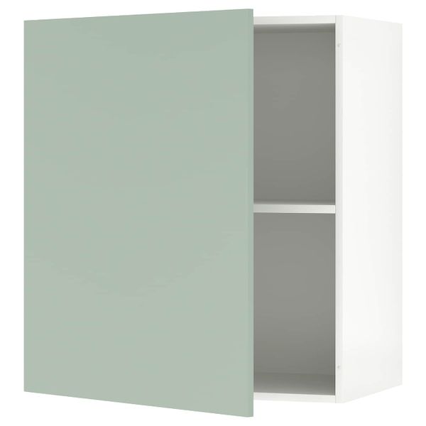Навесной шкаф с дверцей, серо-зеленый 60x75 см IKEA KNOXHULT КНОКСХУЛЬТ 604.879.94 - фото 1