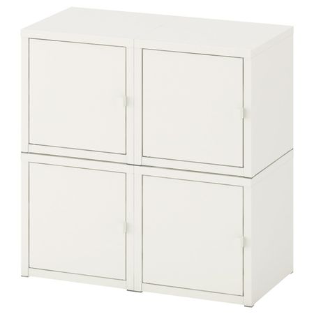 Комбинация настенных шкафов, белый 50x25x50 см IKEA LIXHULT ЛИКСГУЛЬТ 392.791.76