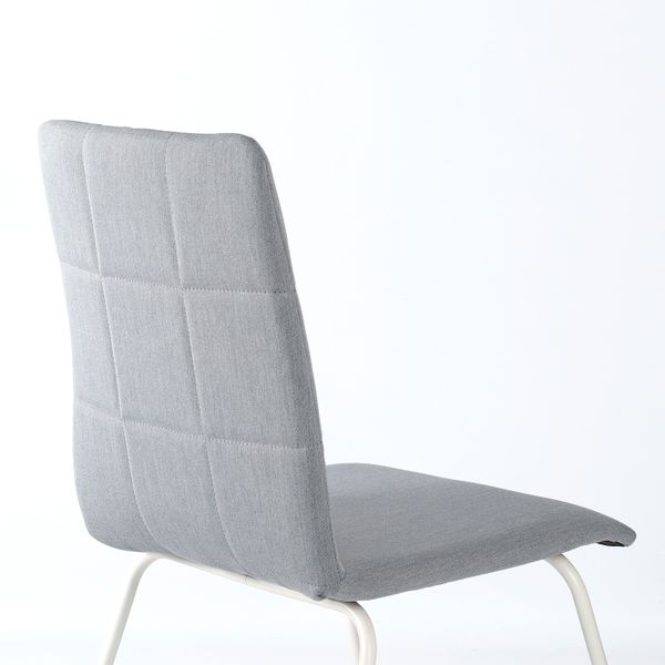 Стул, белый/Книса светло-серый IKEA NILSINGE НИЛЬСИНГЕ 504.953.34 - фото 4