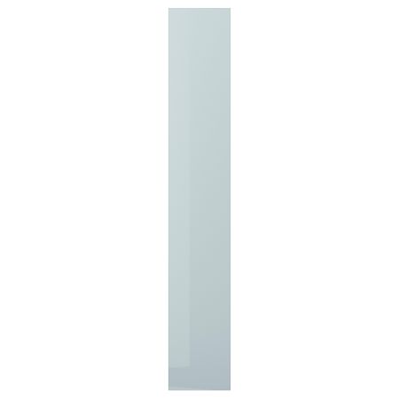 Накладная панель, 39x240 см, глянцевый серо-синий светлый IKEA KSTALLARP СТАЛЛАРП КАЛЛАРП 605.201.30
