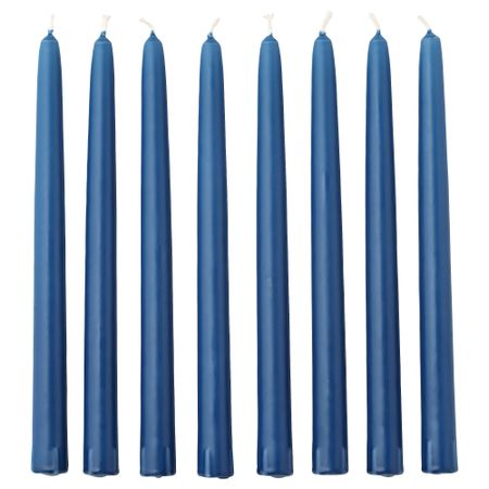 Неароматическая свеча КЛОКХЕТ, темно-синий (25 см)