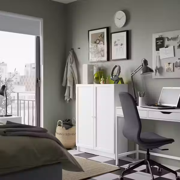 BILLY / OXBERG Стеллаж с дверьми - фото 2