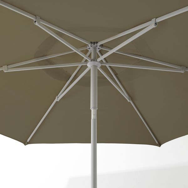 Зонт от солнца с опорой, 300 см, бежево-зеленый, Huvön темно-серый IKEA KUGGÖ КУГГЁ, LINDÖJA ЛИНДЭЙА 694.135.88 - фото 3