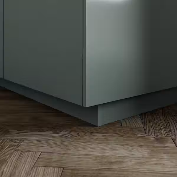 NICKEBO Цоколь - матовая поверхность серо-зеленый 220x8 см - фото 2