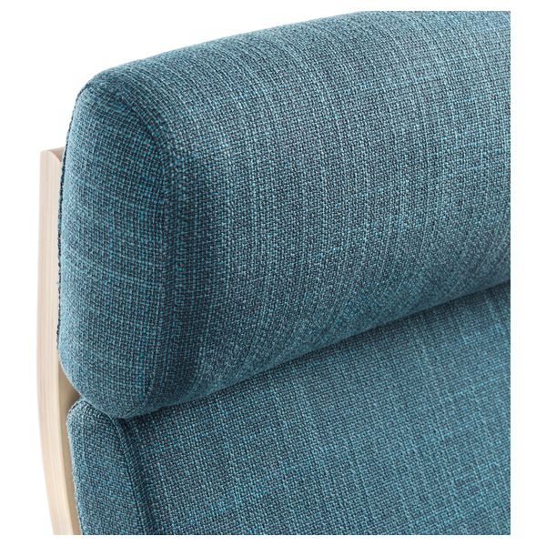 Кресло ПОЭНГ, березовый шпон, Хилларед темно-синий - фото 2