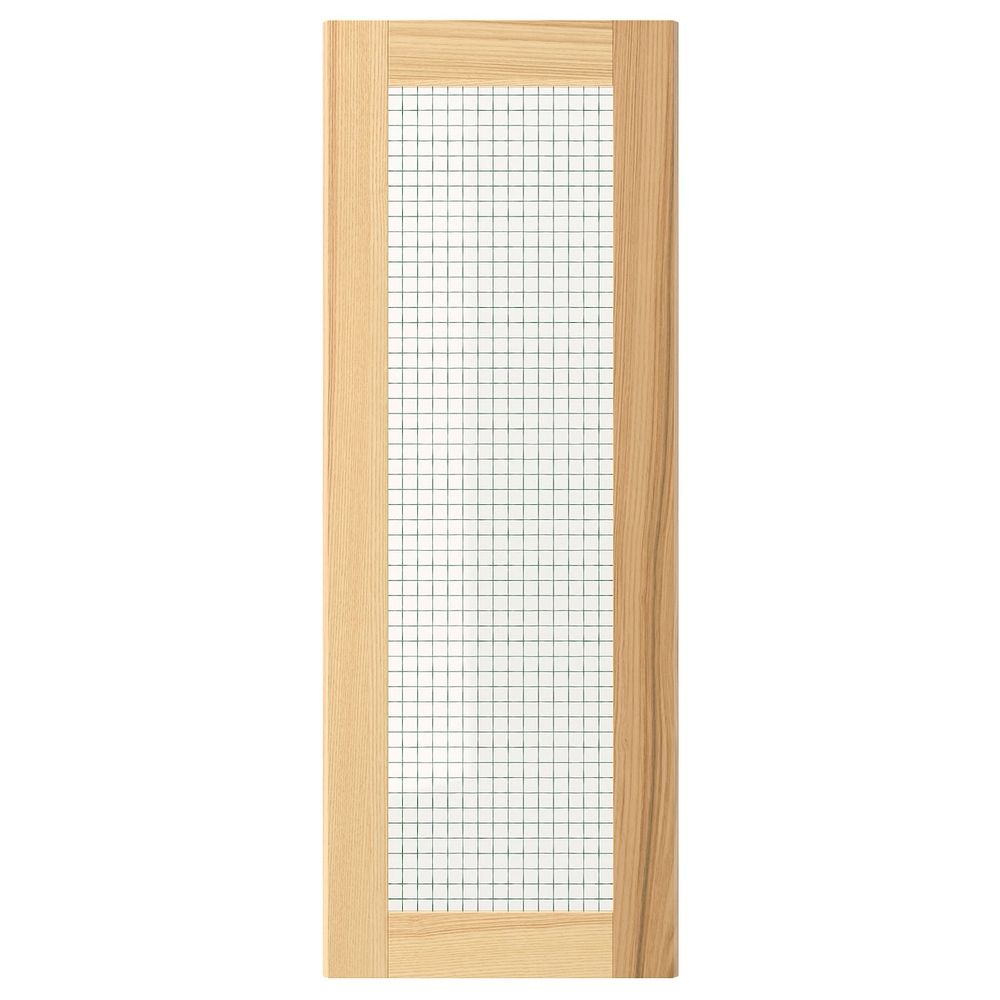 Стеклянная дверь, естественный ясень 30x80 см IKEA TORHAMN ТОРХЭМН 303.673.42 - фото 1