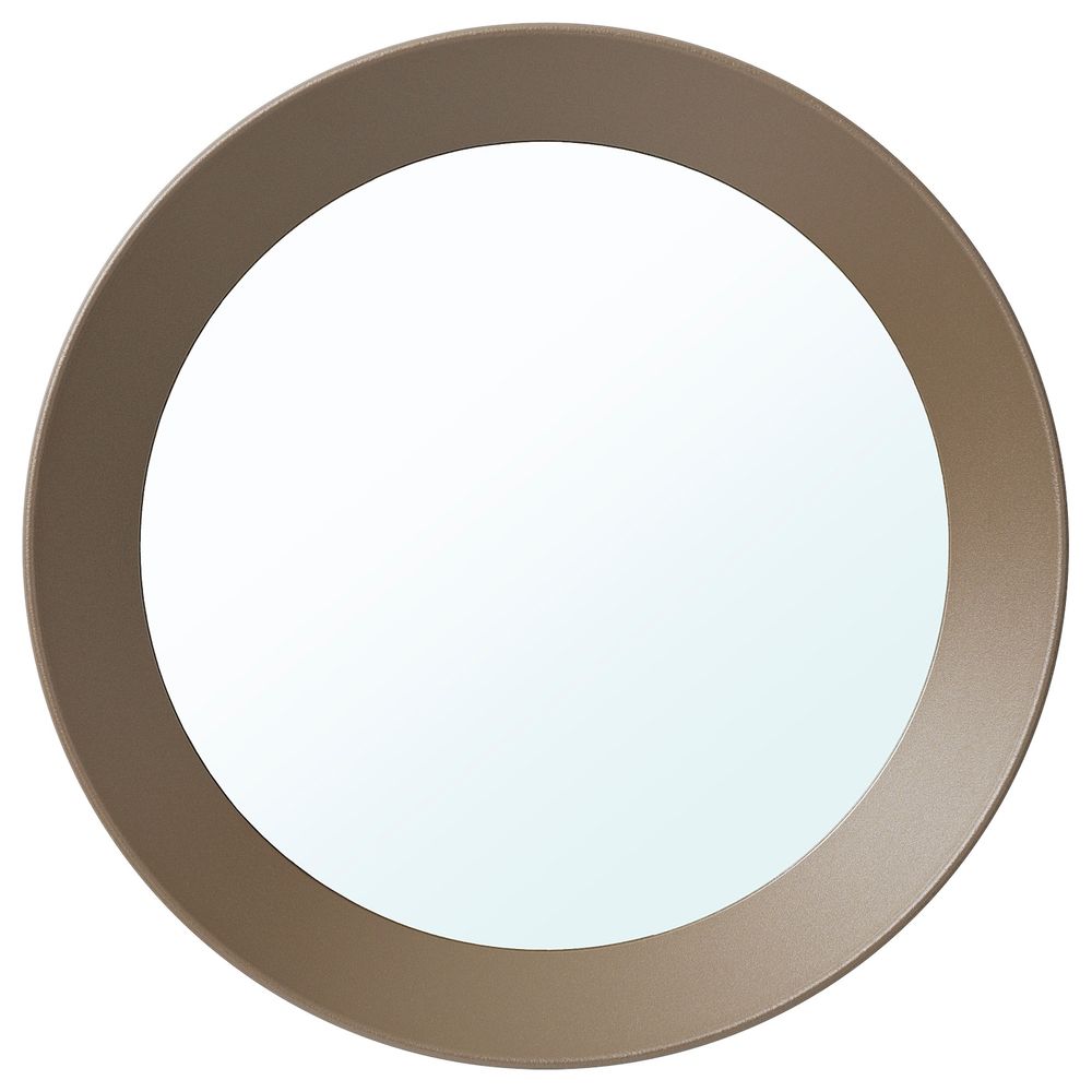 Зеркало, бежевый 25 см IKEA LANGESUND ЛАНГЕСУНД 804.469.07 - фото 1