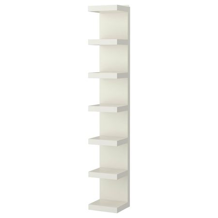 Полочный модуль, навесной, белый 30x190 см IKEA LACK ЛАКК 103.794.97