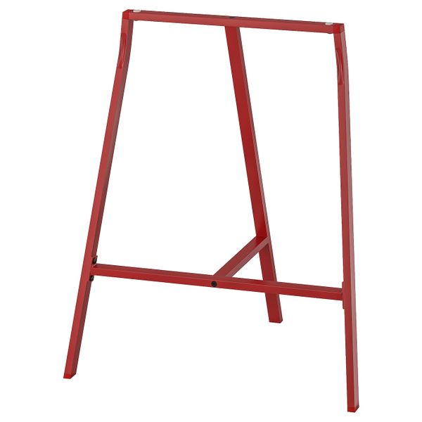 Опора для стола, красный 70x60 см IKEA LERBERG ЛЕРБЕРГ 304.736.44 - фото 1