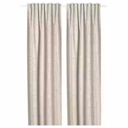 LÖNNSTÄVMAL ЛЁННСТЭВМАЛ Гардины, блокирующие свет, 2 шт.