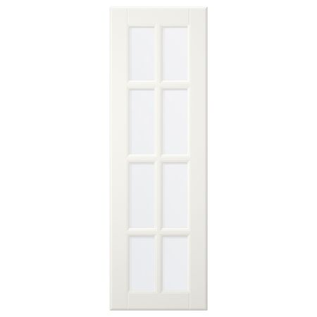 Стеклянная дверь, белый с оттенком 30x92 см IKEA LILLBYN ЛИЛЛЬБИН 404.421.76