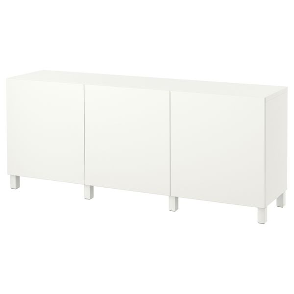 Комбинация для хранения с дверцами, 180x42x74 cm IKEA BESTÅ БЕСТО 291.397.18 - фото 2