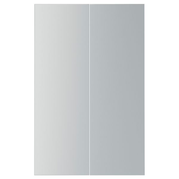Дверца для напольного углового шкафа, 2 штуки ВЕДДИНГЕ, серый (25x80 см) - фото 1