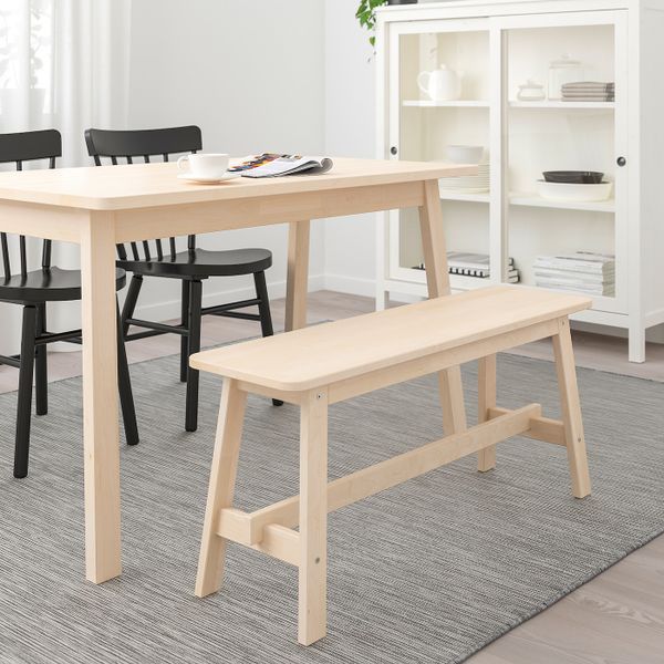 Скамья, береза 103 см IKEA NORRÅKER НОРРОКЕР 404.289.91 - фото 2