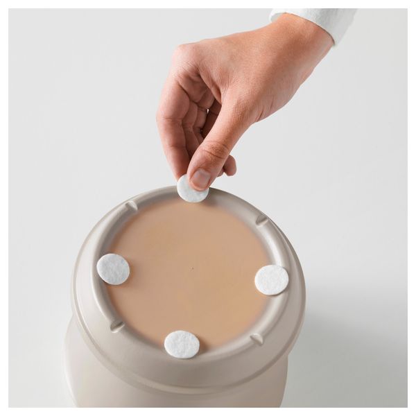 Горшок цветочный с поддоном ЮРТРОН, бежевый - фото 2