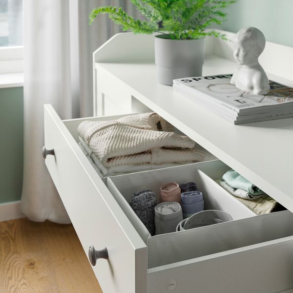 Сервант, белый 140x84 см IKEA HAUGA ХАУГА 804.072.94 - фото 13