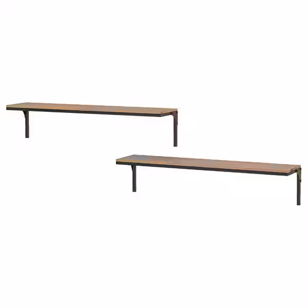 FJÄLLBO Навесная полка, комбинация - чёрный - фото 1