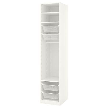 Гардероб, белый, 50x58x236 см IKEA PAX ПАКС 190.339.96