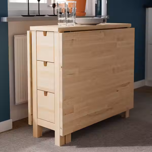 NORDEN Стол складной - береза 26/89/152x80 см - фото 4