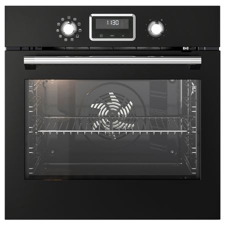 Духовка с горячим обдувом, черный IKEA SMAKSAK СМАКСАК 004.118.79