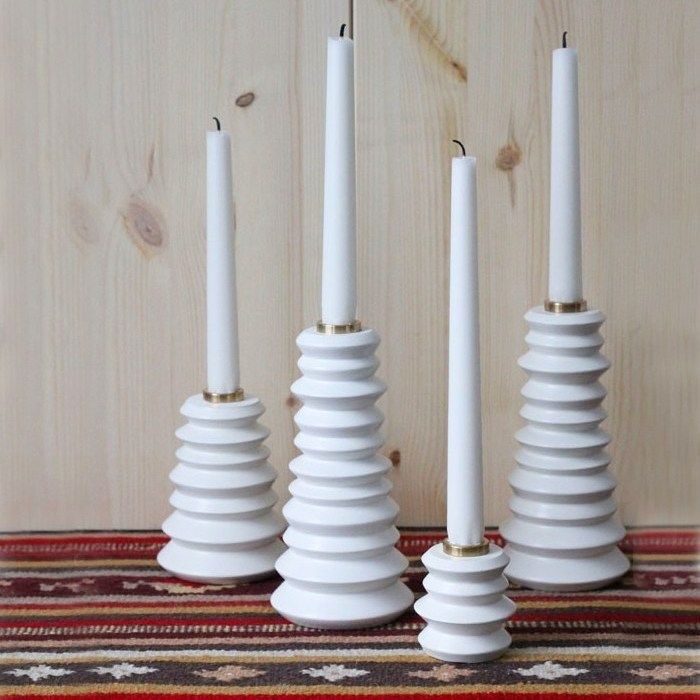 Подсвечники из мельниц для специй