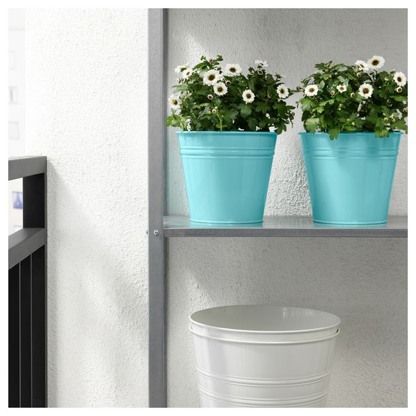 Кашпо СОККЕР, д/дома/улицы, бирюзовый - фото 3