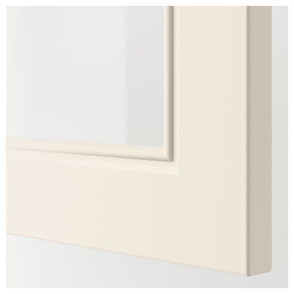 Стеклянная дверь ХИТАРП, белый с оттенком - схема-чертеж с размерами