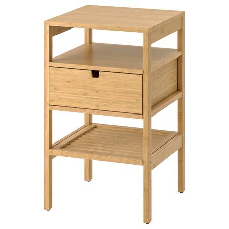 Тумба прикроватная, бамбук 40x40 см IKEA NORDKISA НОРДКИЗА 204.476.79