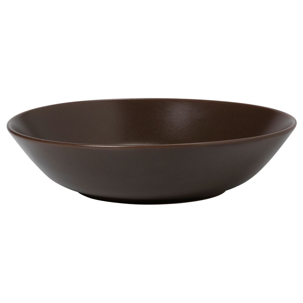 Тарелка глубокая ДИНЕРА, коричневый (22 см) - фото 1