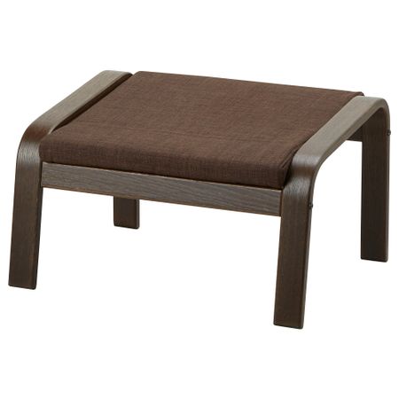 Табурет для ног ПОЭНГ, коричневый, Шифтебу коричневый