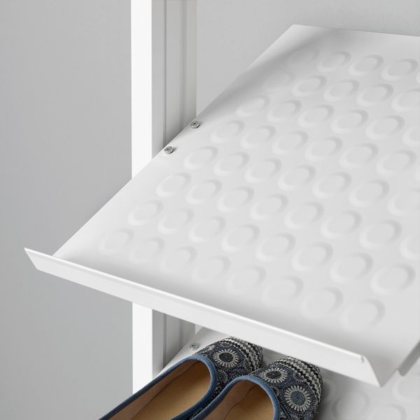 Открытая комбинация для хранения, белый 52x36x222-350 см IKEA ELVARLI ЭЛВАРЛИ 692.029.82 - схема-чертеж с размерами