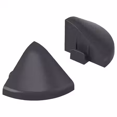 RUNNEN Угловой элемент окантовки настила - темно-серый