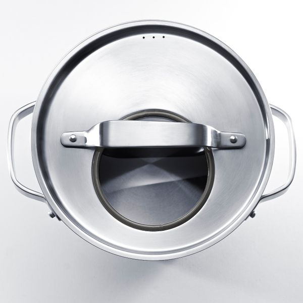 Кастрюля с крышкой, нержавеющая сталь/серый 4 л IKEA SENSUELL СЕНСУЭЛЛ 303.805.55 - фото 3