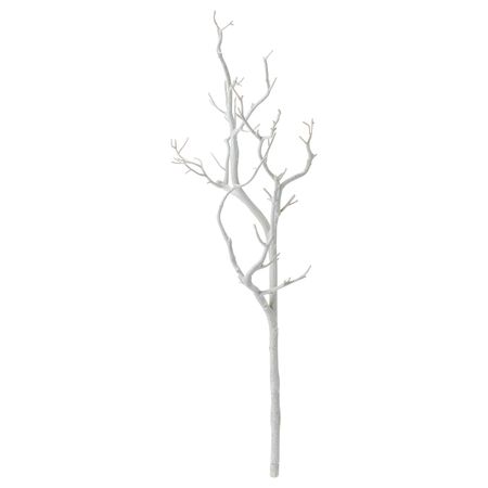 Искусственная ветка, для дома, улицы белый 63 см IKEA SMYCKA СМИККА 704.965.54