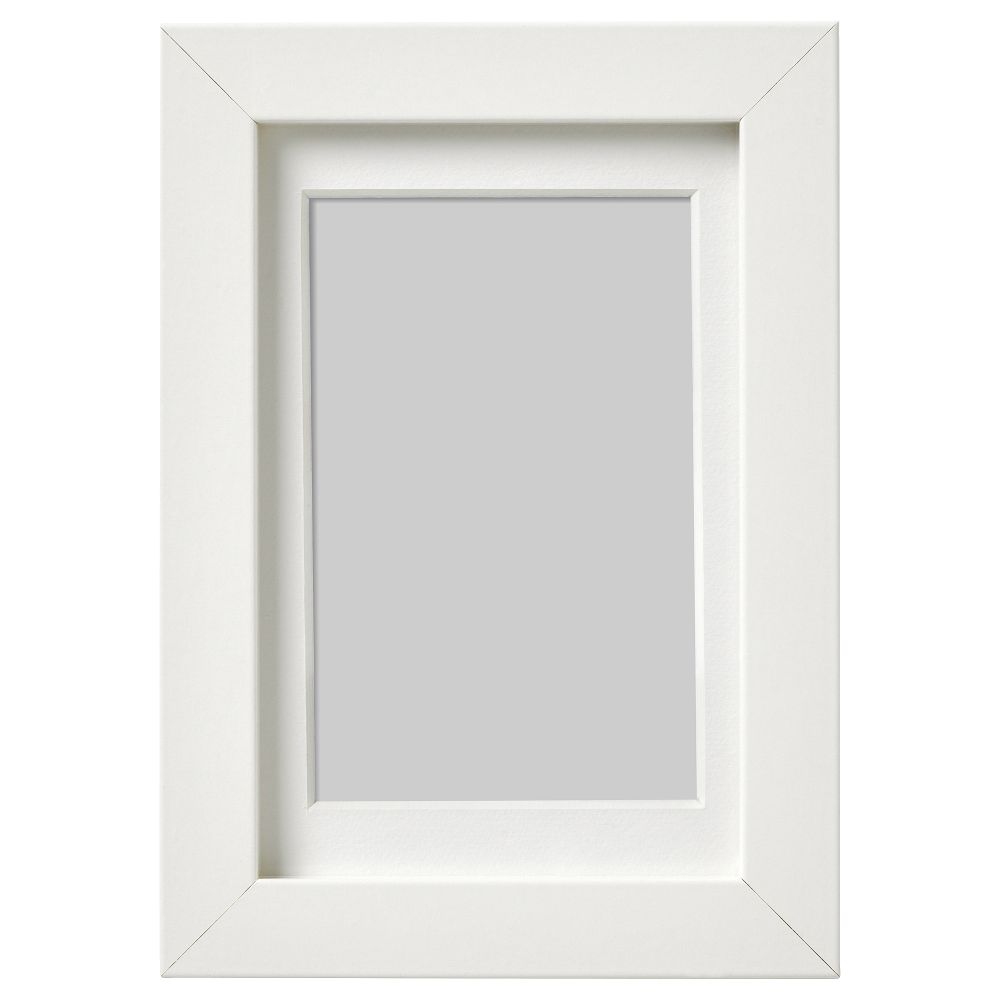 Рама, белый, 10x15 см IKEA RIBBA РИББА 503.784.10 - фото 1