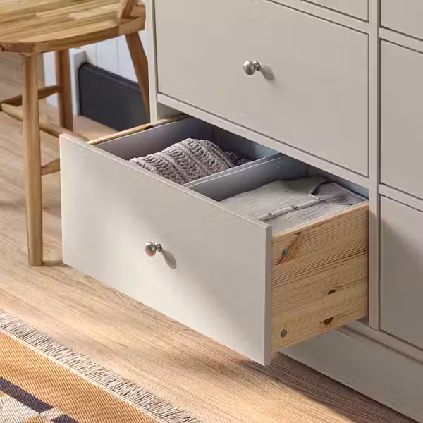 HAVSTA Комод с 6 ящиками - серо-бежевый 121x47x89 см - фото 4