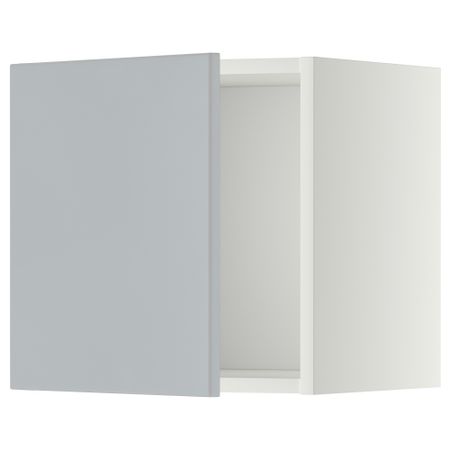 Шкаф навесной МЕТОД, белый, Веддинге серый
