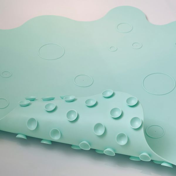 TRAMPSJÖN ТРАМПШЁН Коврик в ванну - светлая бирюза 43x43 см - фото 4