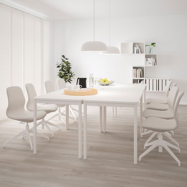 Стол, белый 130x70 см IKEA TOMMARYD ТОММАРЮД 593.874.91 - фото 6