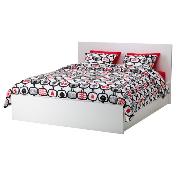 Кровать с подъемным механизмом МАЛЬМ, белый - фото 2