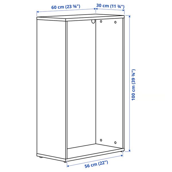 IKEA, дополнительный ракурс - схема-чертеж с размерами