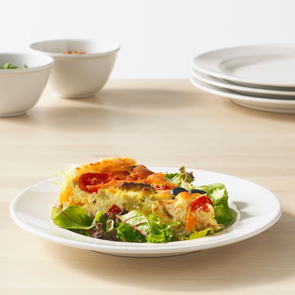 Тарелка десертная, 21 см, белый с оттенком IKEA VARDVARDAGEN ВАРДАГЕН ВАРДАГЕН 702.892.86 - фото 3